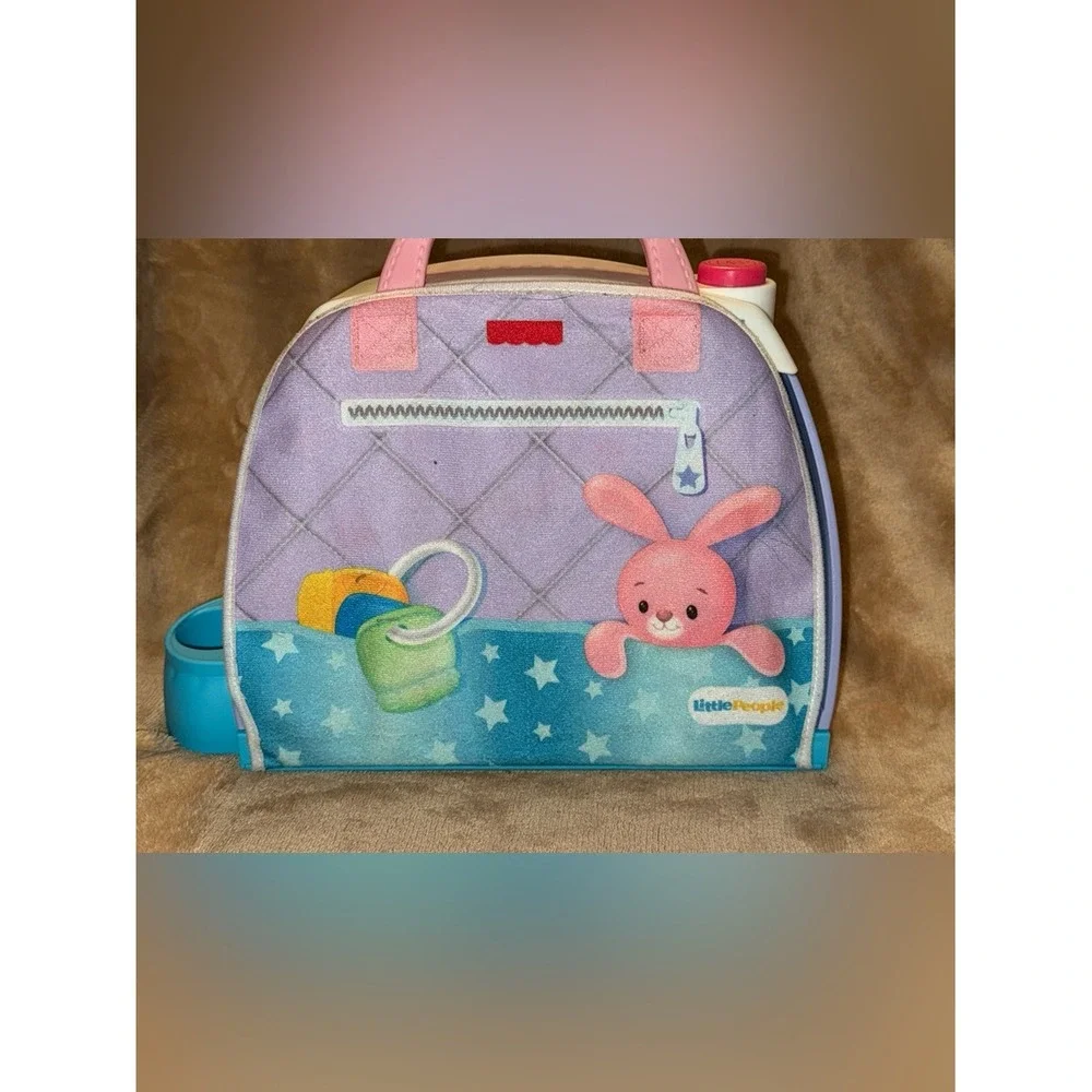Fisher-Price Little People Cuddle & Care Nursery Baby Dollhouse Playset Bag